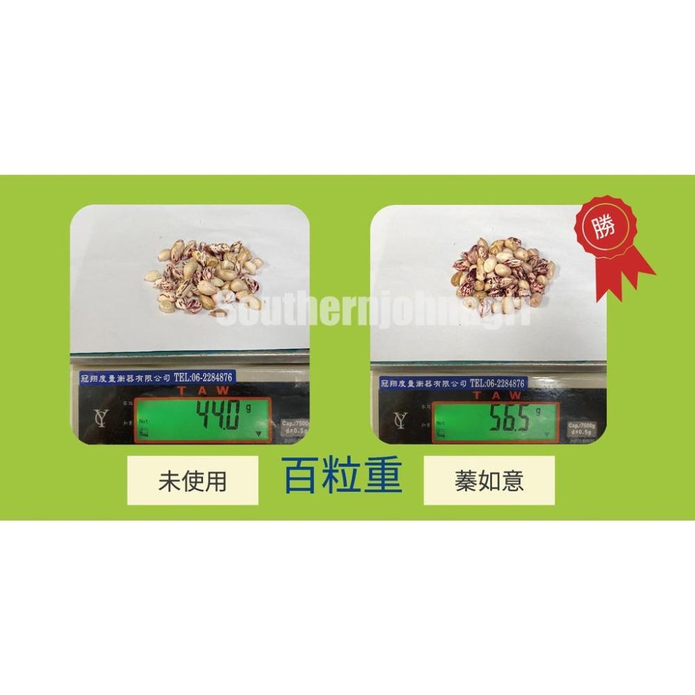 【約翰南農】廣威隆 蓁如意 500g、水稻、豆科專用配方 提高產量 蔬菜 含高含量有機質 胺基酸 粉狀肥料-細節圖4