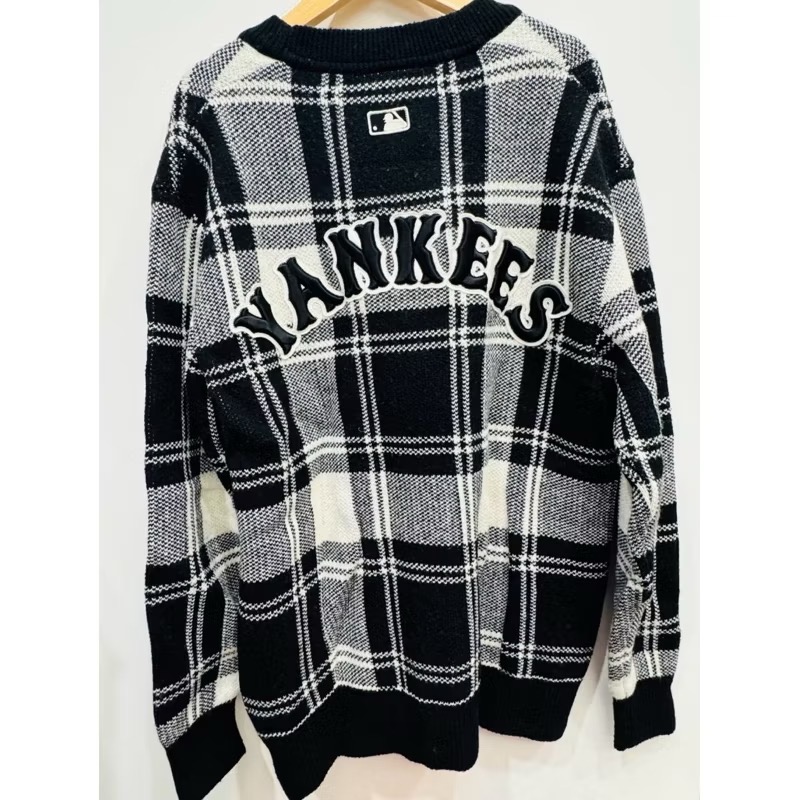 MLB女用長版毛衣外套S尺寸 全新公司貨 限量現貨 快速出貨-細節圖2