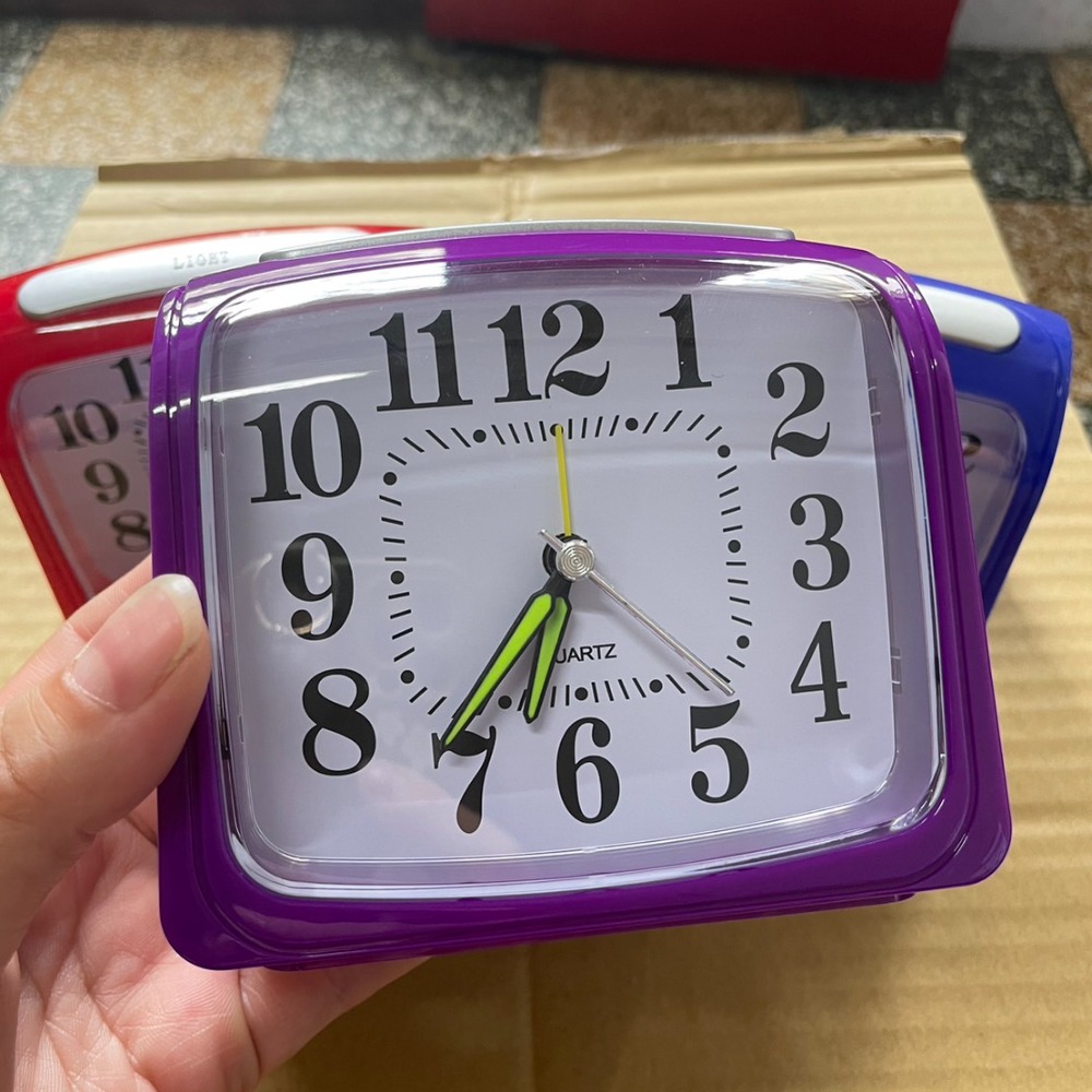 大字體梯形鬧鐘 貪睡鬧鐘！床頭鬧鐘 指針鬧鐘 音樂鬧鐘 時鐘 鬧鐘 小鬧鐘-細節圖8