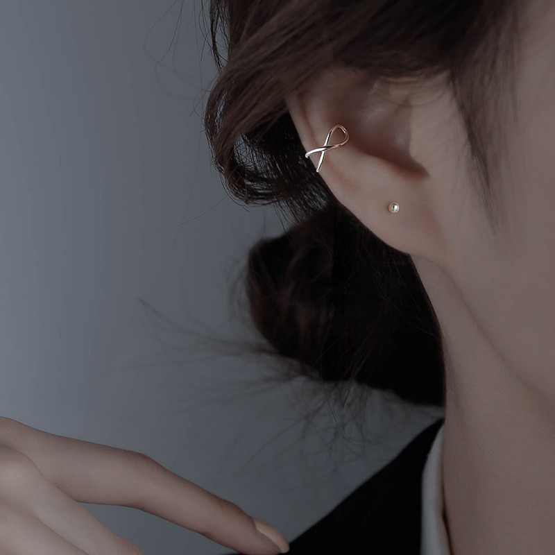 🌟『Yo省錢』簡約線條耳骨夾(2個/組)-細節圖2