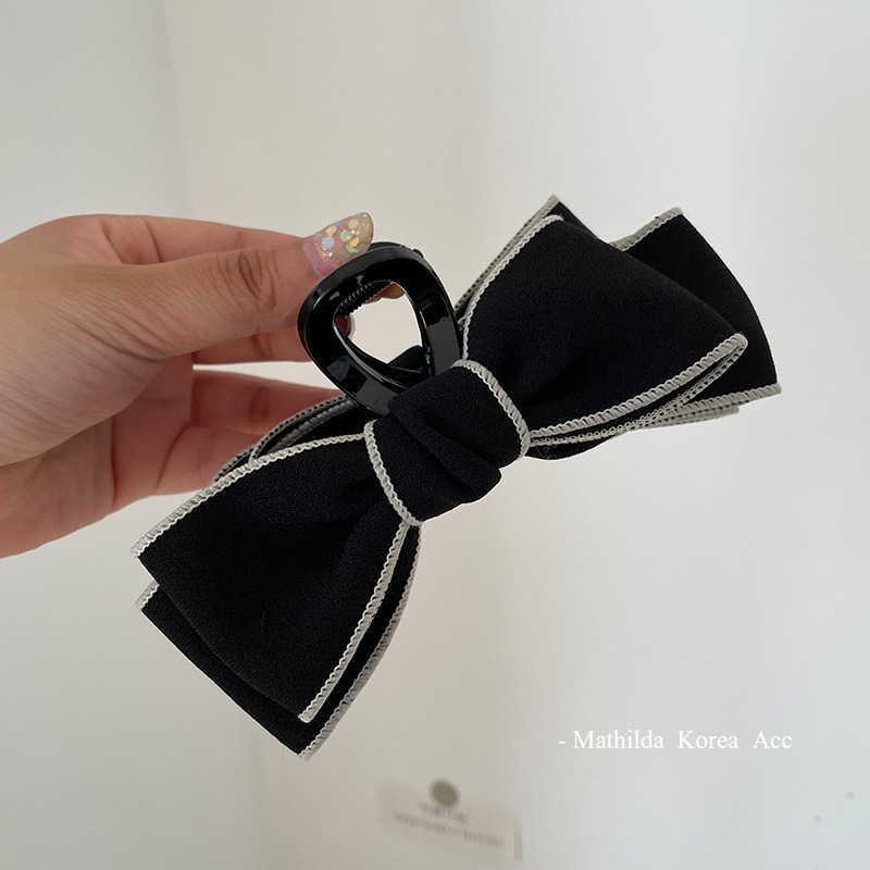 🌟『Yo省錢』大蝴蝶結抓夾 韓國時尚款-規格圖2