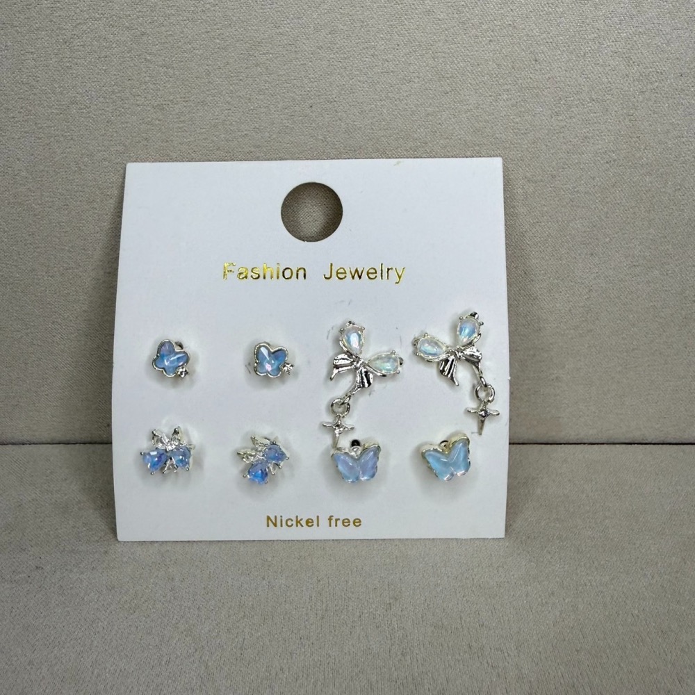 🌟『Yo省錢』合金耳環組 一周耳釘  耳環 耳針-細節圖4