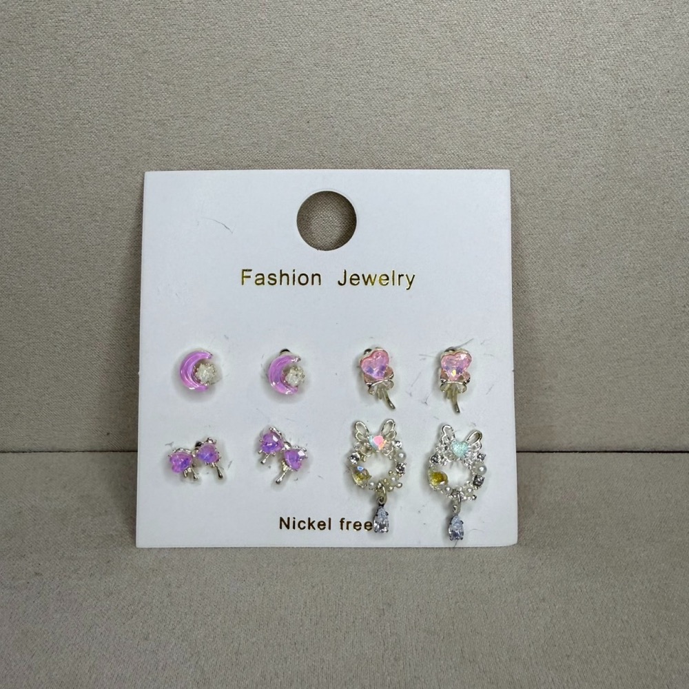 🌟『Yo省錢』合金耳環組 一周耳釘  耳環 耳針-細節圖5