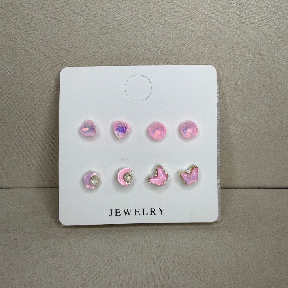 🌟『Yo省錢』合金耳環組 一周耳釘  耳環 耳針-規格圖10