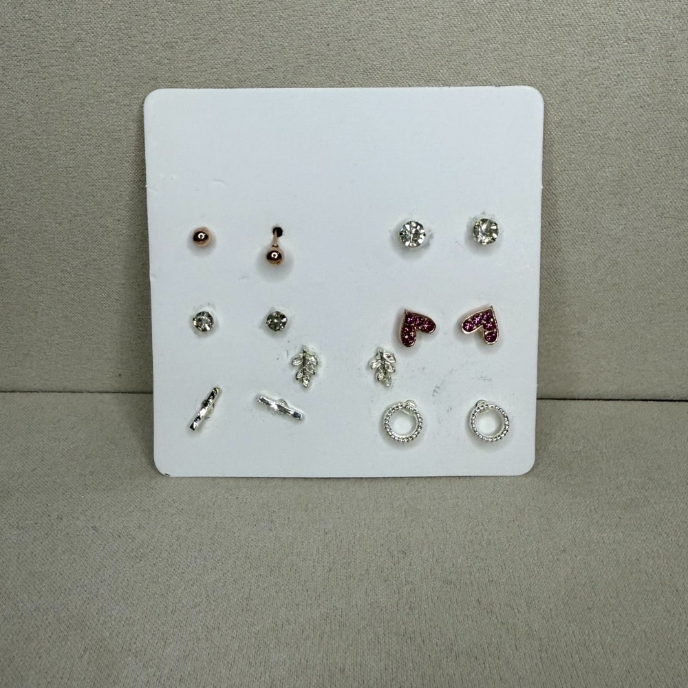 🌟『Yo省錢』合金耳環組 一周耳釘  耳環 耳針-規格圖10