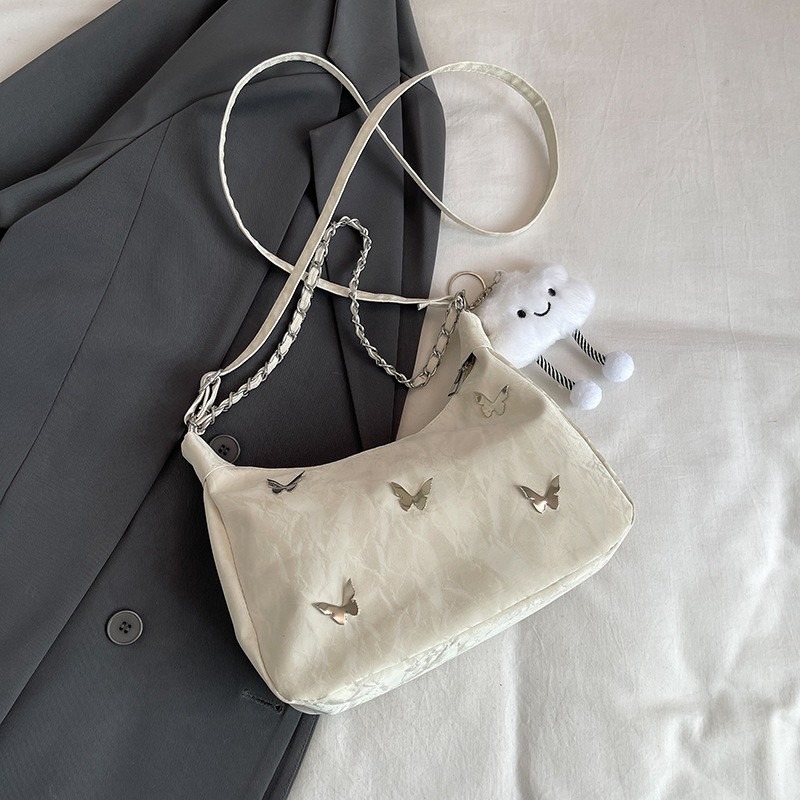 🌟🌟『Yo省錢』軟皮蝴蝶結鍊條斜背包(無隔層)-細節圖2