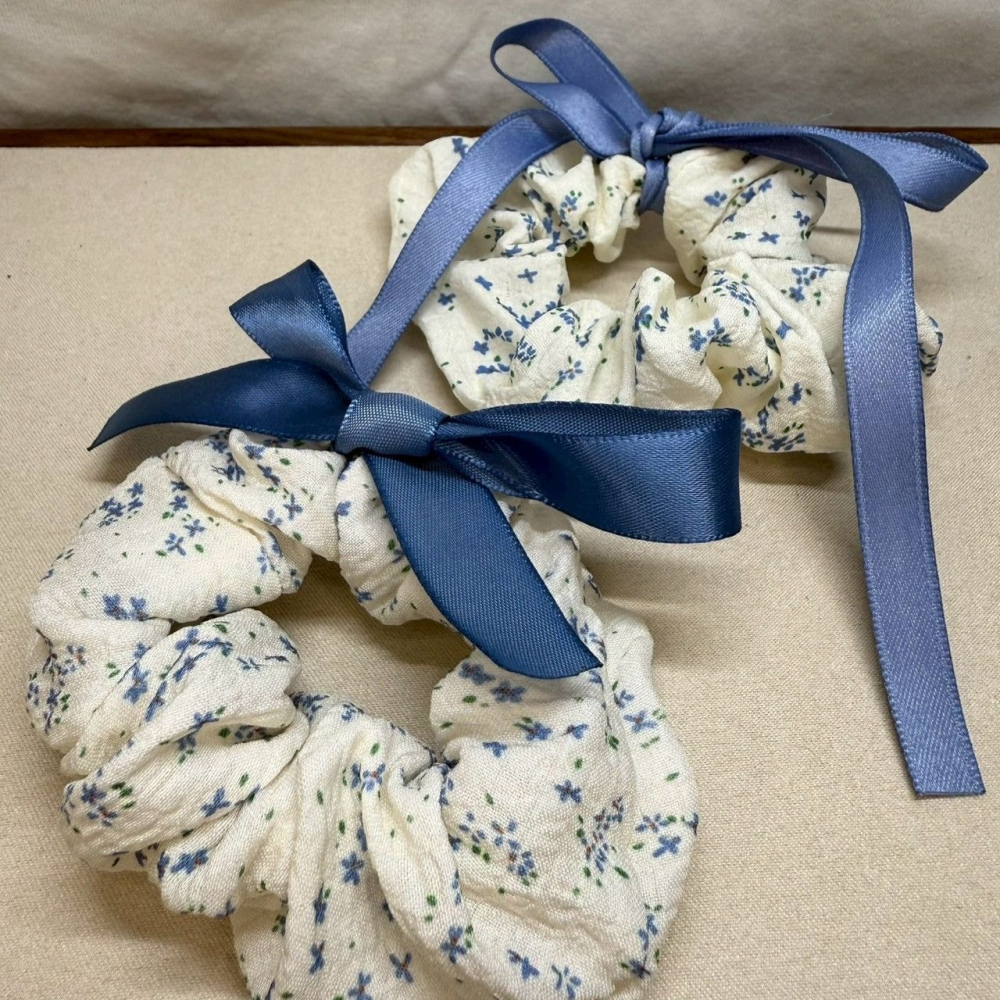 🌟『Yo省錢』花花大腸圈 髮圈-細節圖2