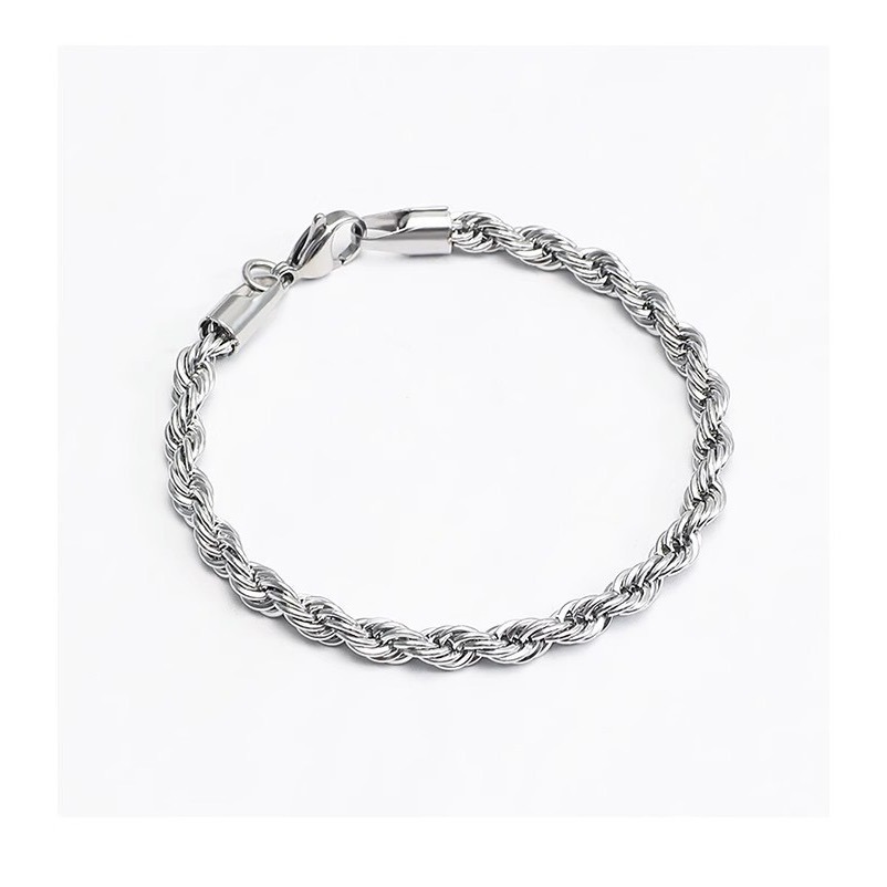 🌟『yo省錢』男款 麻花手鍊 手環-細節圖3