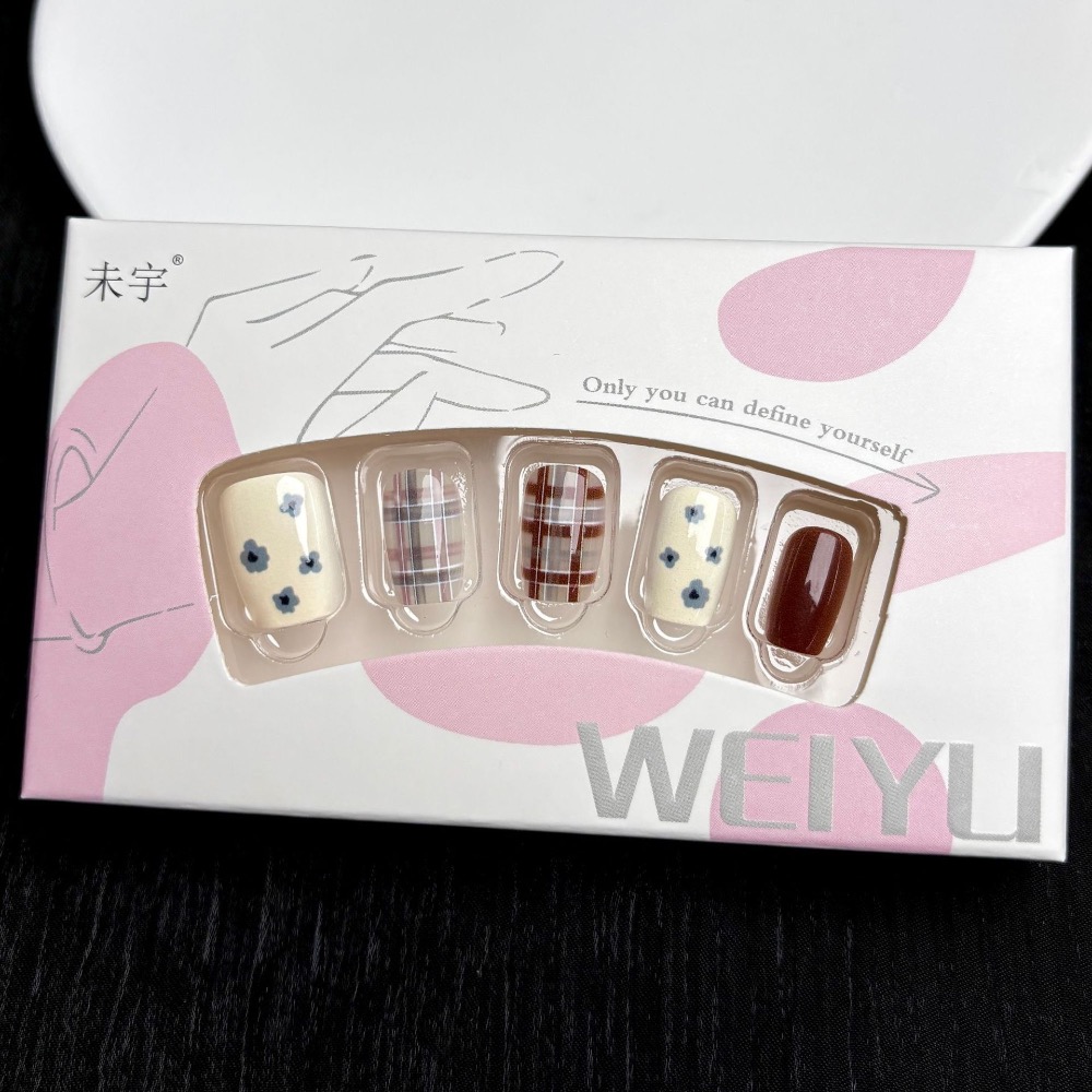 🌟『yo省錢』冬季小碎花穿戴甲 美甲片-細節圖3