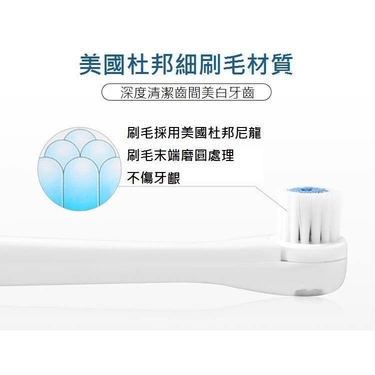超值組合旋轉式電動牙刷組（主機+2支刷頭）-細節圖3