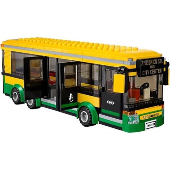 樂高 Lego city 60154公車站 全新未拆-細節圖2