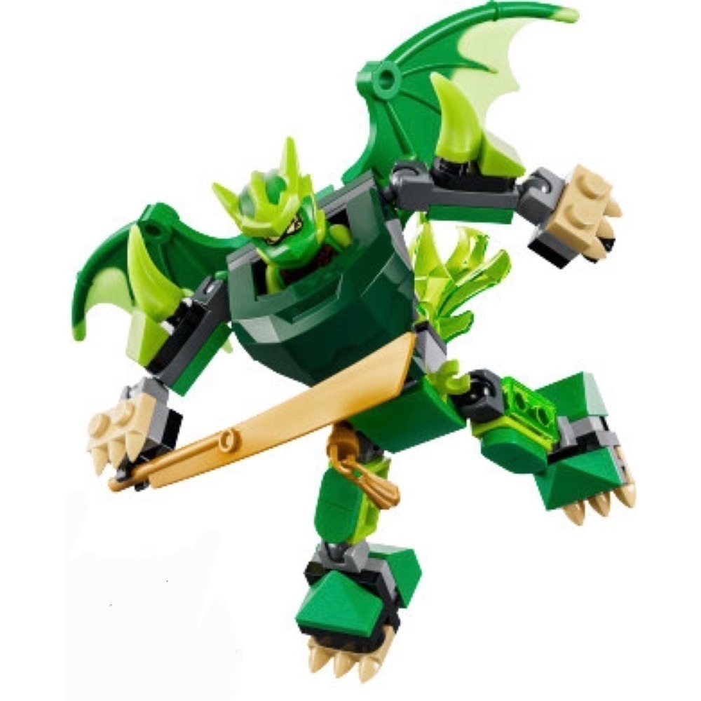 LEGO ninjago  樂高 旋風忍者 71862 勞埃德的猛龍機械人戰鬥組 拆賣 (都全新未組)-規格圖1