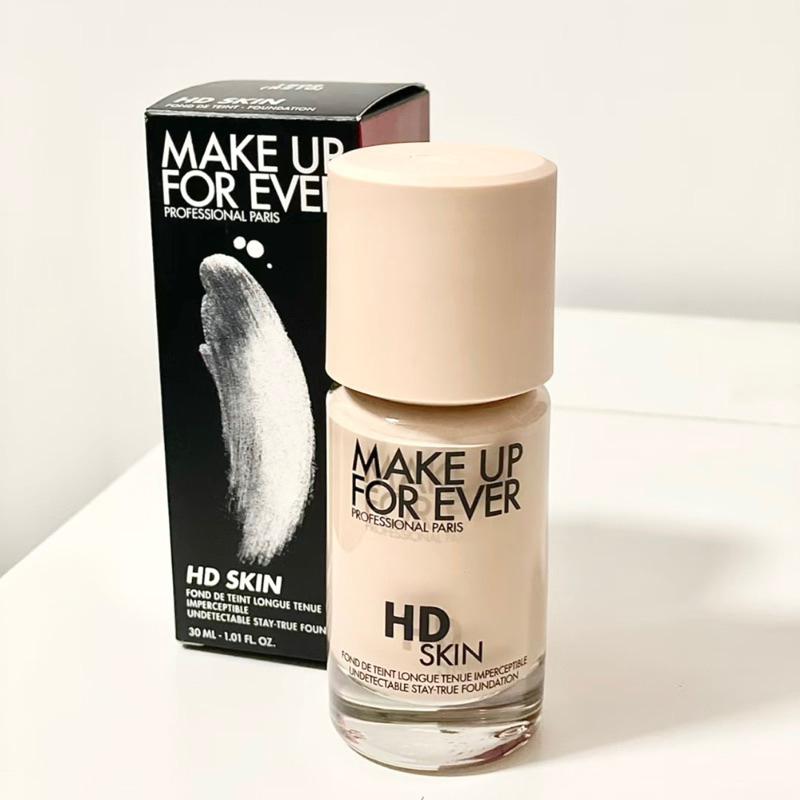 現貨🔥BOBO美妝🌹MAKE UP FOR EVER 百貨公司專櫃貨 HD SKIN粉無痕持久粉底液30ml-細節圖2