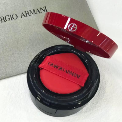 現貨🔥BOBO美妝🌹Giorgio Armani 完美絲絨持久氣墊粉餅 紅氣墊 紅色氣墊 GA氣墊