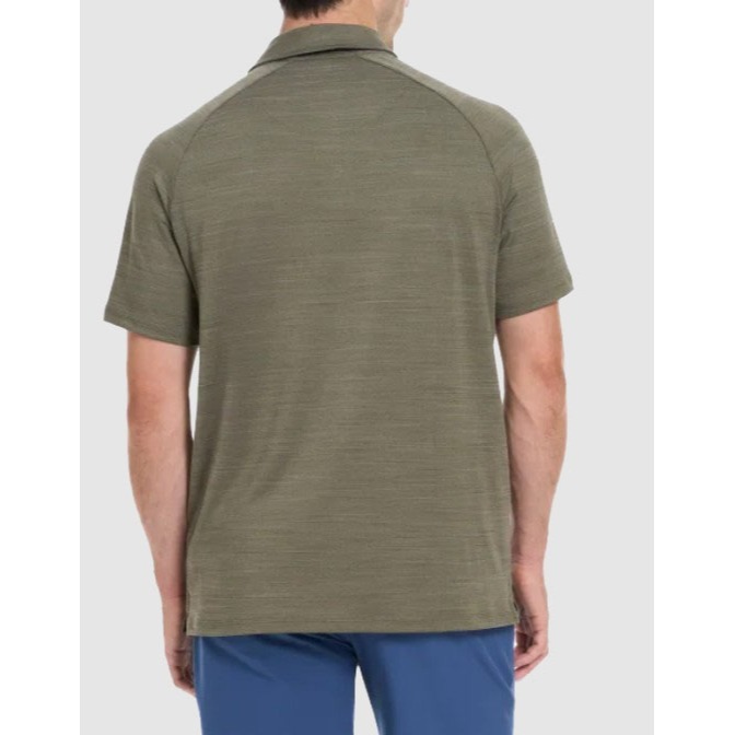 HURLEY 男款短袖POLO衫- 墨綠色-細節圖2