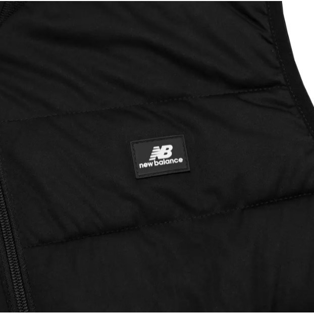 New Balance 男款鋪棉背心 黑色-美版-細節圖5