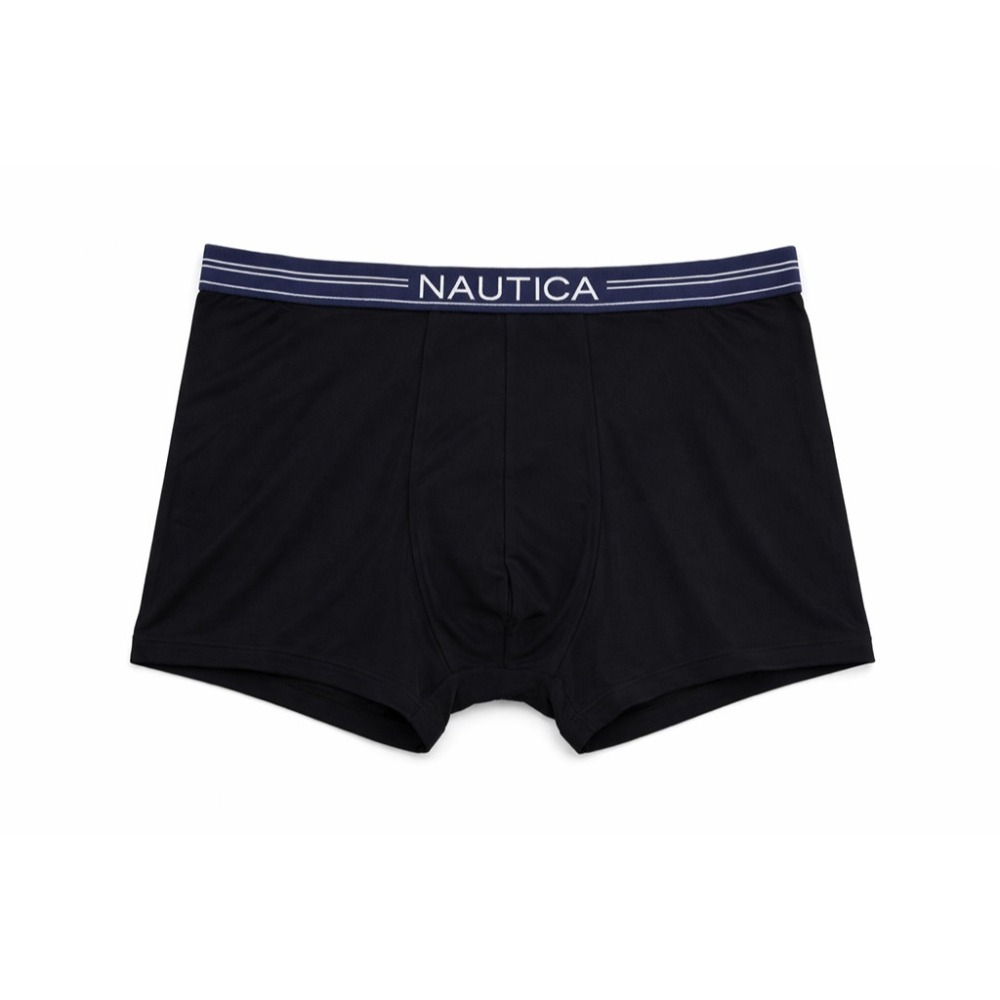Nautica  莫代爾男士平口褲四入組 黑/深藍 1102-細節圖3