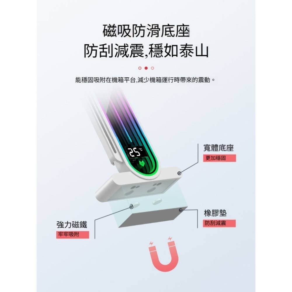 GH3溫度顯示支撐架 顯卡支架 顯示卡支撐架 千斤頂 ARGB 可調式顯卡支架 台灣現貨-細節圖4