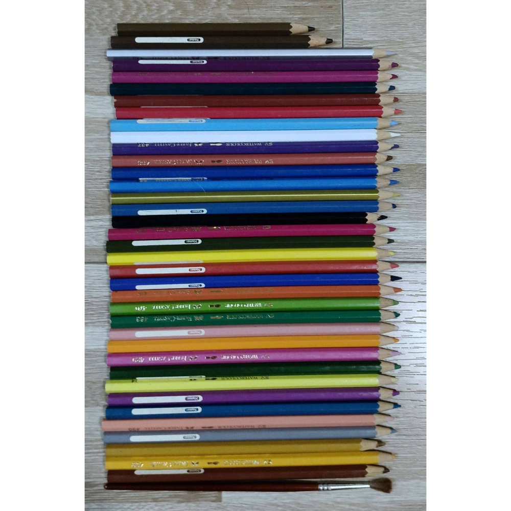 不完整 Faber-Castell 36色水彩色鉛筆精緻棒棒筒-細節圖2