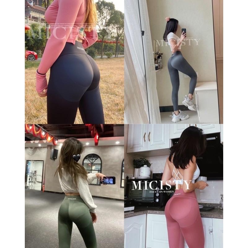 小紅書爆款🔥MICISTY 鯊魚褲 韻律褲 瑜珈褲 運動褲網美必備 速乾運動褲 美尻 翹臀-細節圖3