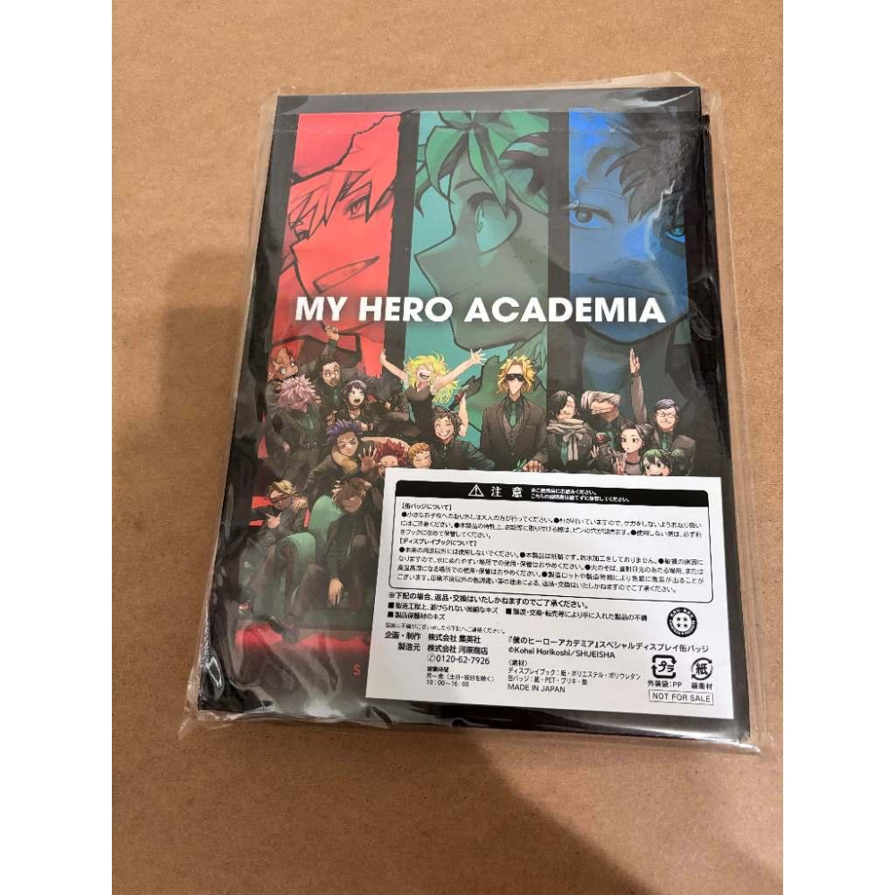 [現貨]近全新 我的英雄學院 原畫應募徽章 MHA 我英 有拆袋確認 默認有運送撞傷-細節圖2