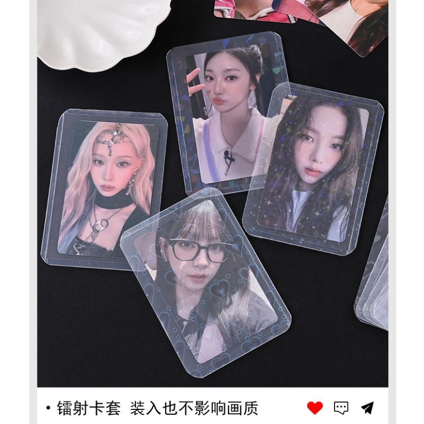 【現貨】雷射膜 加厚覆膜卡套 磚硬卡套 小卡套 球星卡牌 寶可夢 ptcg 咕卡套 透明卡套  硬式卡套 拍立得卡套-細節圖3