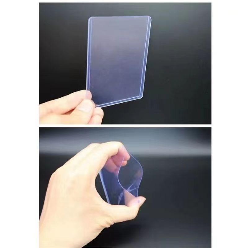 【現貨】雷射膜 加厚覆膜卡套 磚硬卡套 小卡套 球星卡牌 寶可夢 ptcg 咕卡套 透明卡套  硬式卡套 拍立得卡套-細節圖7
