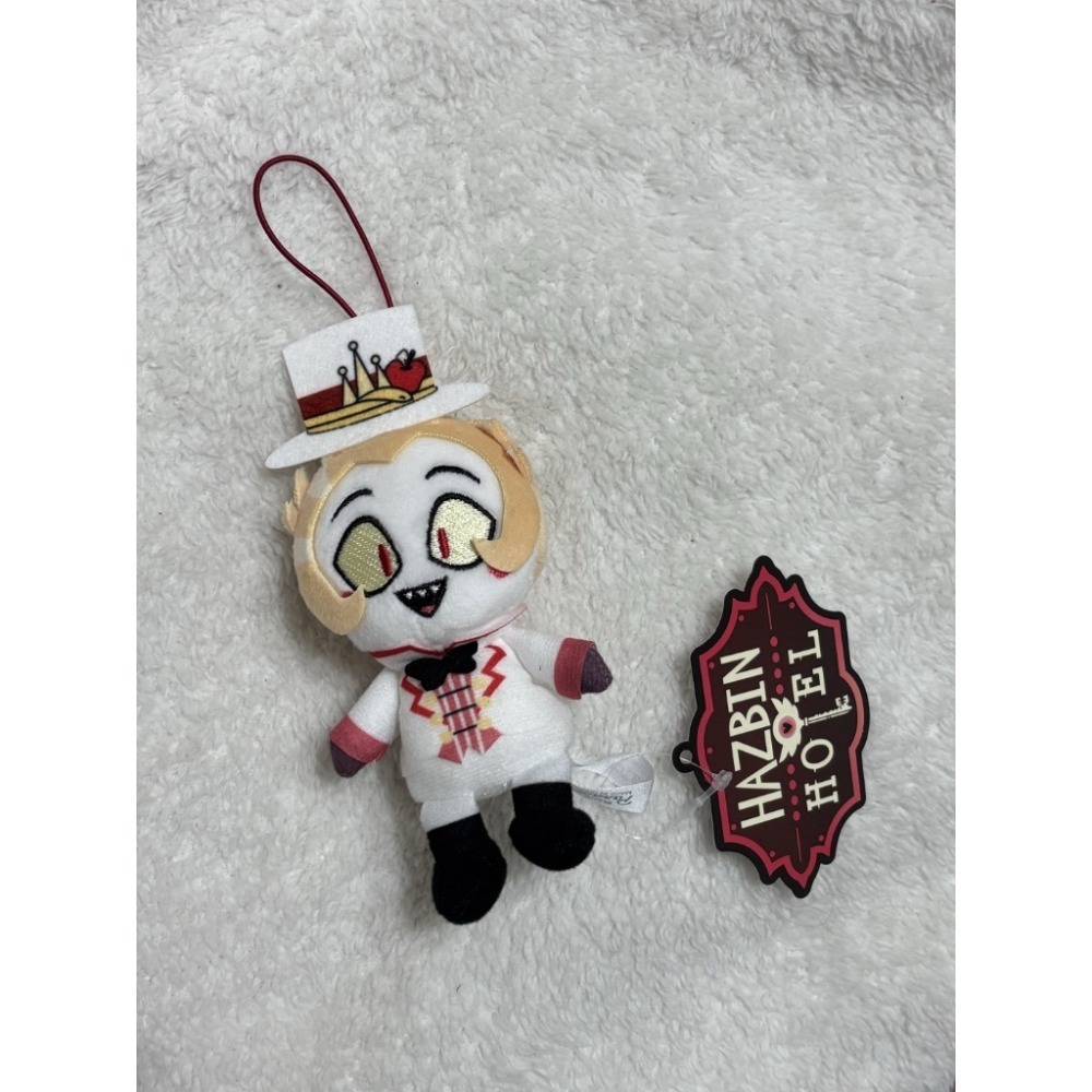 【全新現貨】地獄旅館  HazbinHotel 坐姿娃娃 景品 玩偶 潘修斯爵士 路西法-規格圖1