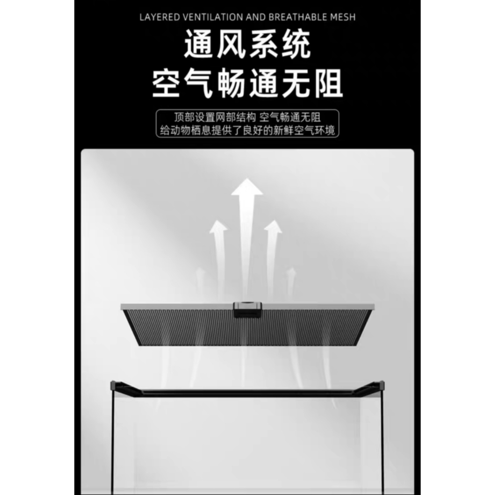 守宮飼養箱 爬蟲生態缸 玻璃缸 爬寵飼養箱 守宮蜥蜴角蛙寄居蟹烏龜蛇蟲玻璃雨林缸生態缸-細節圖7