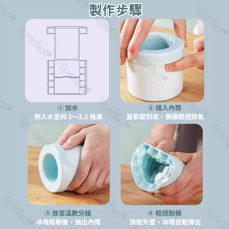 捏捏冰筒杯 矽膠 圓筒冰塊模具 捏捏樂製冰桶 圓筒冰格 迷你冰桶 矽膠製冰桶 方形冰塊模具 製冰神器 製冰盒-細節圖7