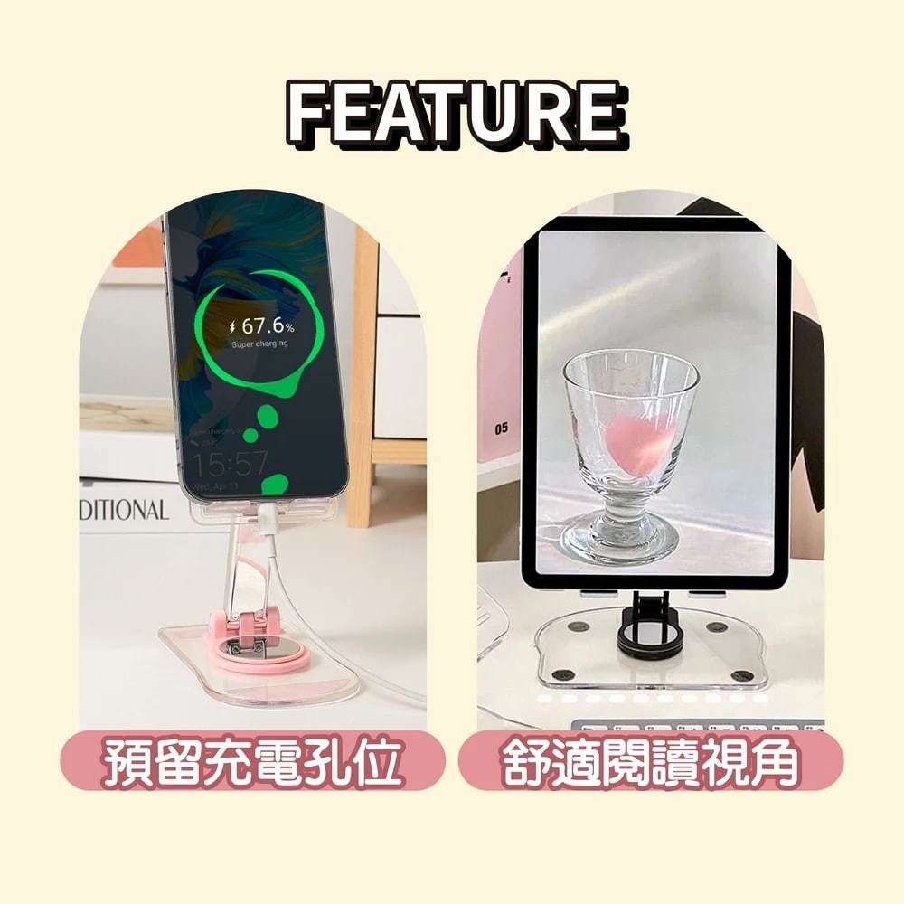 桌面折疊支架 雙軸調節 旋轉手機支架 便攜手機支架 鋁合金支架 360度旋轉支架 平板支架 手機支架 折疊手機支架-細節圖8