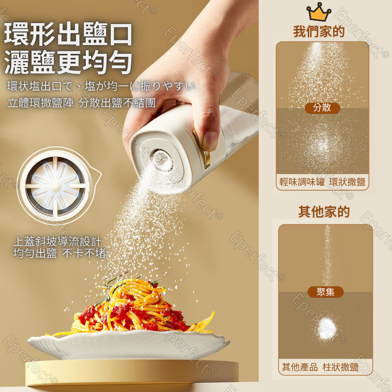 定量調味瓶 廚房調味罐 鹽罐 玻璃調味瓶 調味料罐 防潮調味罐 胡椒罐 辣粉罐 玻璃瓶 控鹽罐-細節圖5