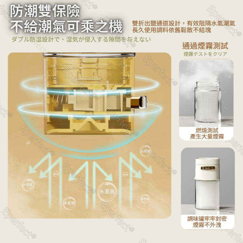 定量調味瓶 廚房調味罐 鹽罐 玻璃調味瓶 調味料罐 防潮調味罐 胡椒罐 辣粉罐 玻璃瓶 控鹽罐-細節圖6