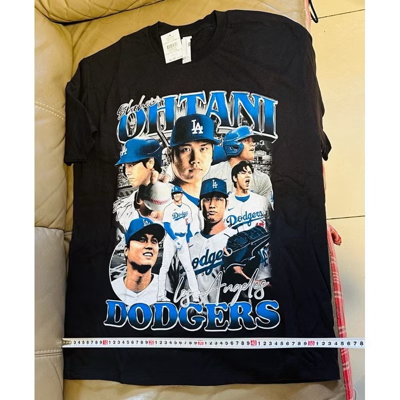 現貨 全新_大谷翔平 Ohtani 道奇隊_棉T T-shirt L號_販售時就沒有包裝袋，可接受者再下單喔-細節圖3