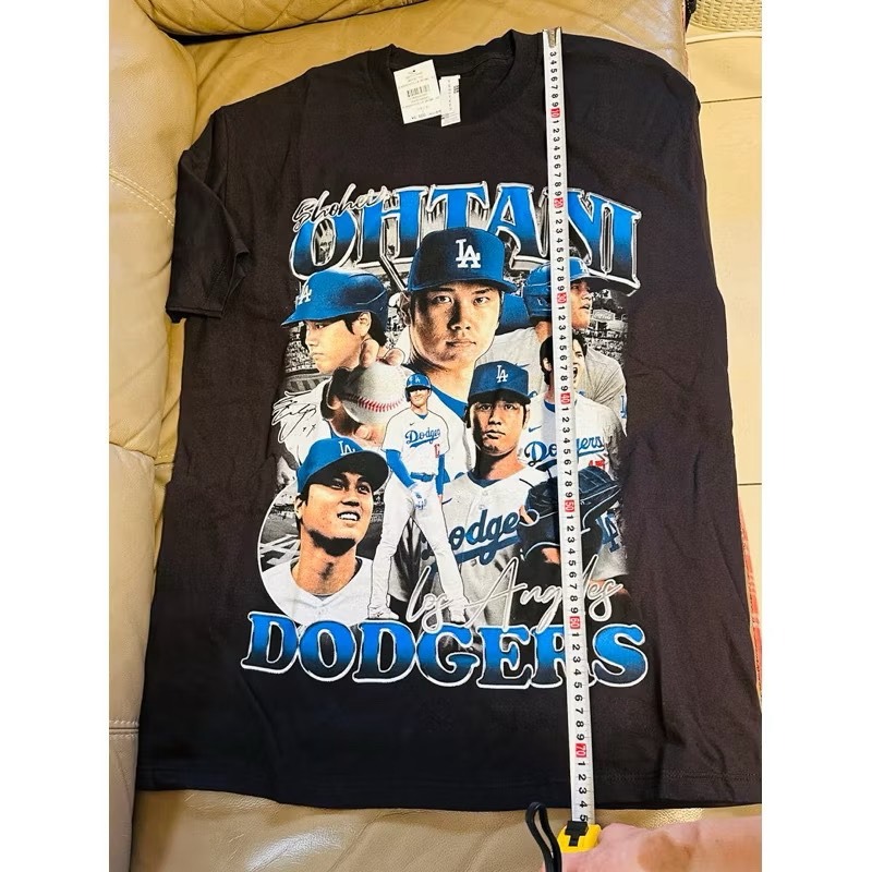 現貨 全新_大谷翔平 Ohtani 道奇隊_棉T T-shirt L號_販售時就沒有包裝袋，可接受者再下單喔-細節圖4