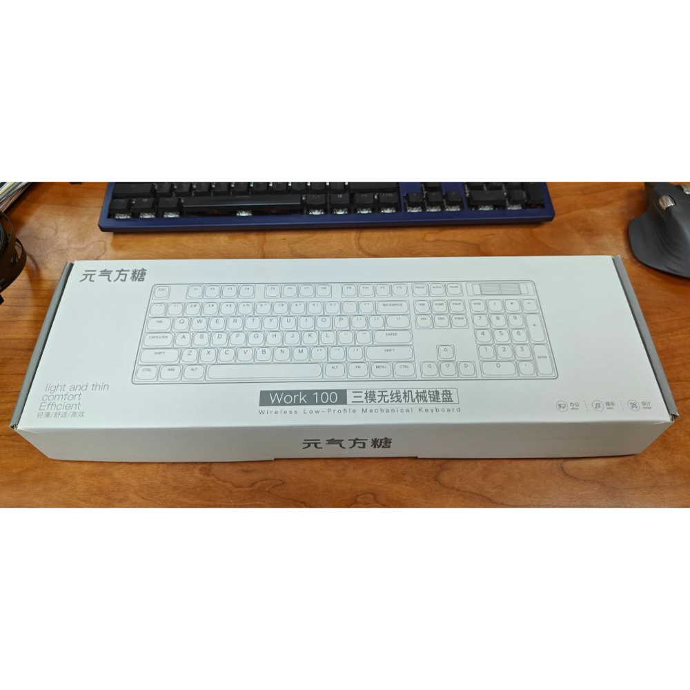 (台灣現貨)元氣方糖Work100 矮軸100%全尺寸鍵盤(108鍵、104鍵)-細節圖2