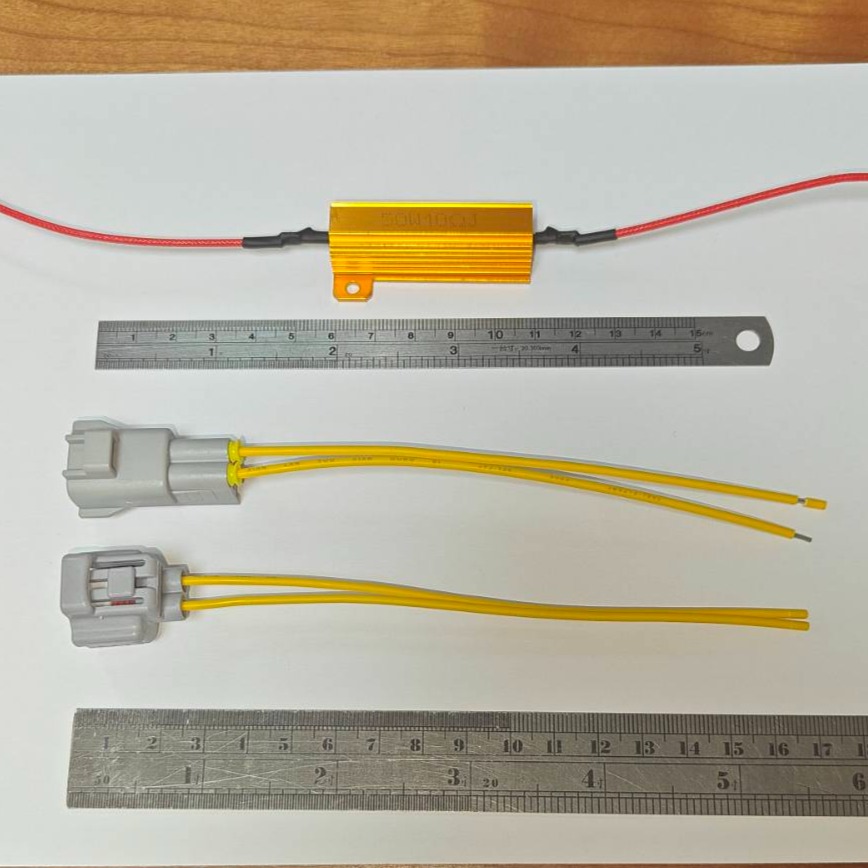 無損插頭 線材 方向燈 霧燈 大燈 黃金電阻 快閃 取電裝置 鈴木 三菱 豐田 VIOS Yaris 凌志 日產 速霸陸-細節圖7