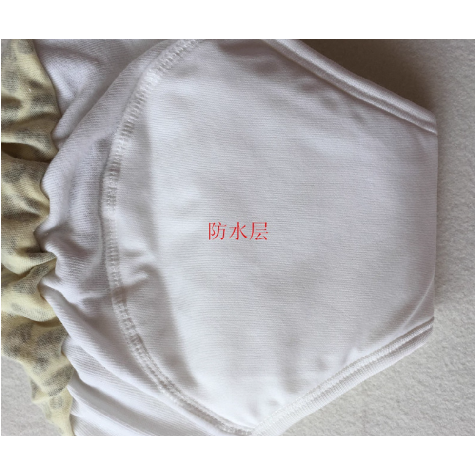 日單嬰幼兒寶寶豹紋學習褲/四層毛巾料隔尿防漏內褲訓練褲可洗90公分-細節圖3
