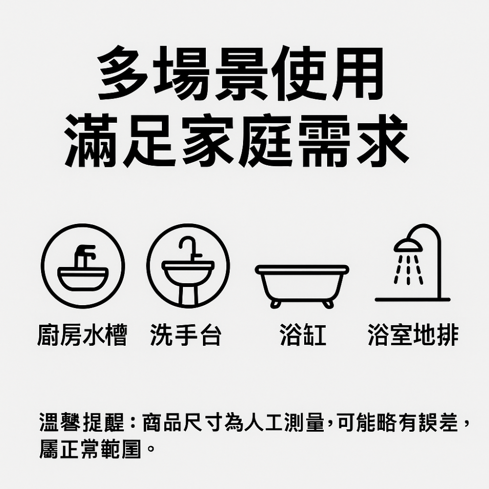 日本矽膠地漏過濾網浴室下水道防毛髮地漏墊衛生間排水口防堵水塞-細節圖2
