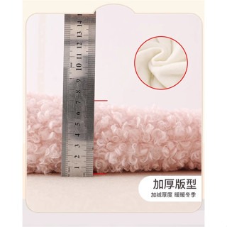 嬰兒外出抱服秋冬加厚加絨冬裝小羊衣服超萌小月亮男女寶寶連體衣,米色,90公分/10~12公斤-細節圖7