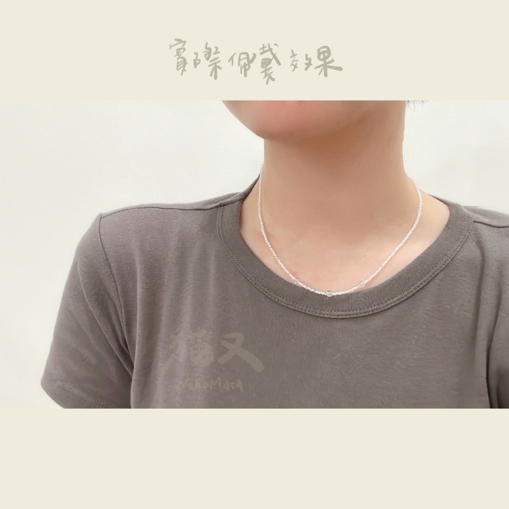 猫又手作｜《大地》串珠項鍊-細節圖2