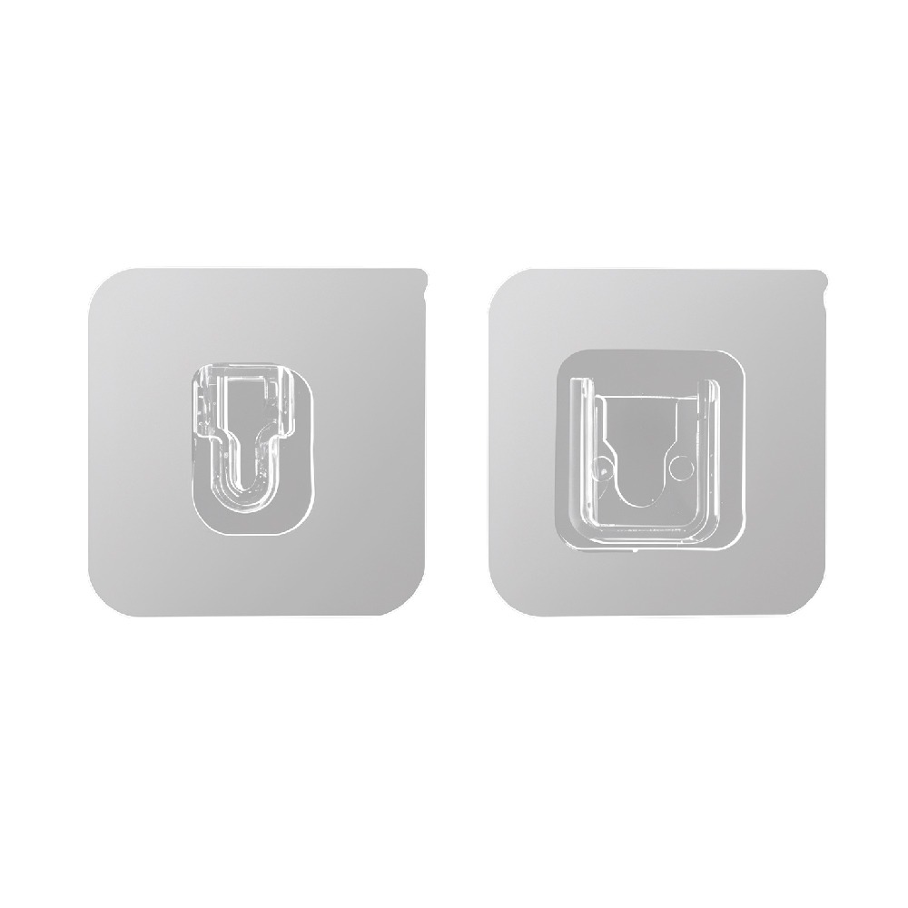 子母扣 無痕貼片 卡扣無痕貼片 無痕卡扣 掛鈎 掛勾貼 子母扣無痕貼片 置物架貼片 銀角百貨-細節圖2