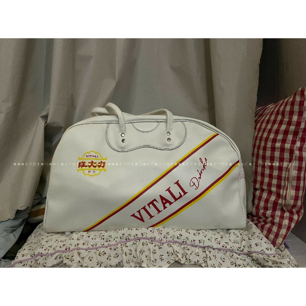 [老傑雜賣]早期 維大力 手提袋/復古/古著/手提包/旅行袋/企業周邊/Vitali/文青/老東西/老物-細節圖2