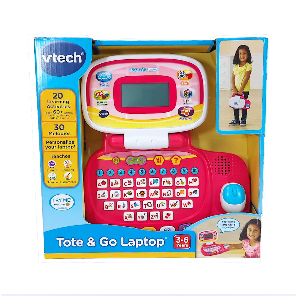 Vtech 兒童智慧學習小筆電(互動式聲光玩具)-橘白色/桃粉色 (7-11取貨限2盒)-規格圖11