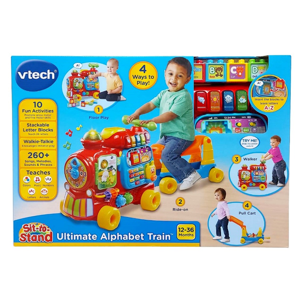 Vtech 4合1智慧歡樂積木學習車-粉色/紅色/藍色(現貨)-細節圖6