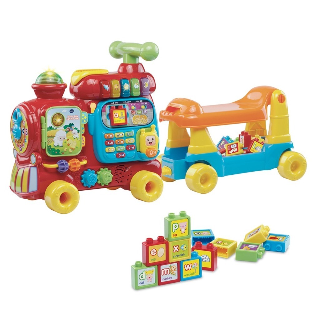 Vtech 4合1智慧歡樂積木學習車-粉色/紅色/藍色(現貨)-規格圖10