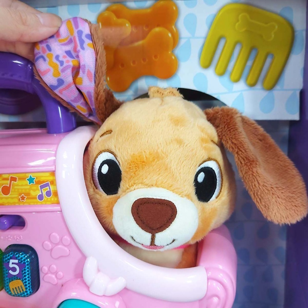 Vtech 寵物狗提籃互動學習組(專為寶寶設計學習照顧與陪伴的扮演樂趣)-細節圖5
