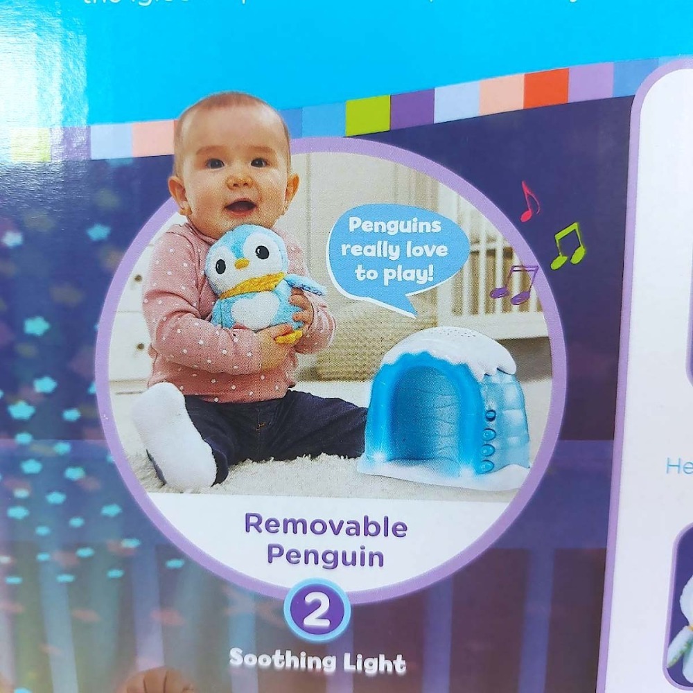 Vtech 星空投射企鵝冰屋(聲光安撫投影燈)-細節圖11