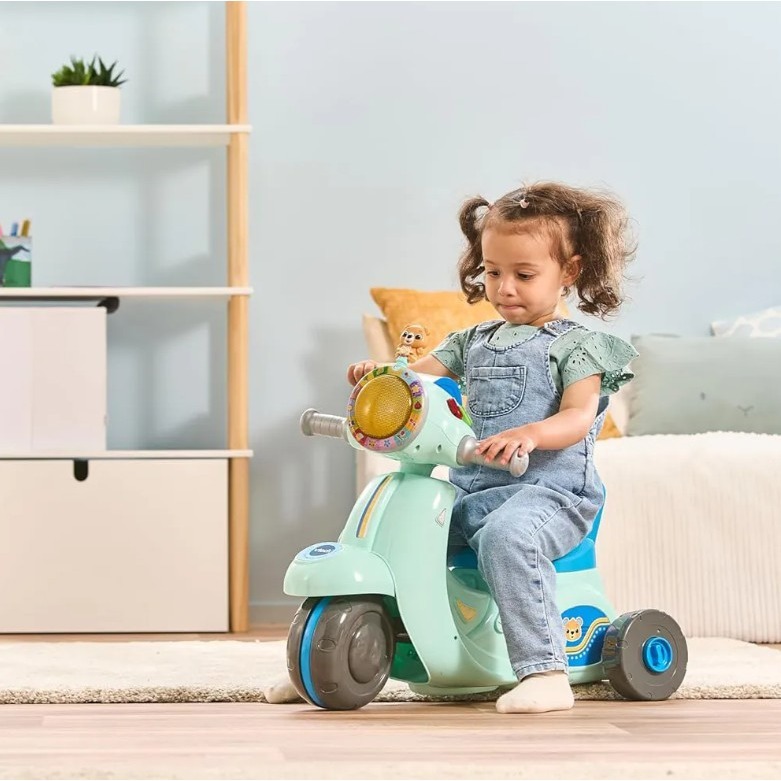 Vtech 2合1嚕嚕摩托車/可變換三輪車跟滑步車-細節圖6