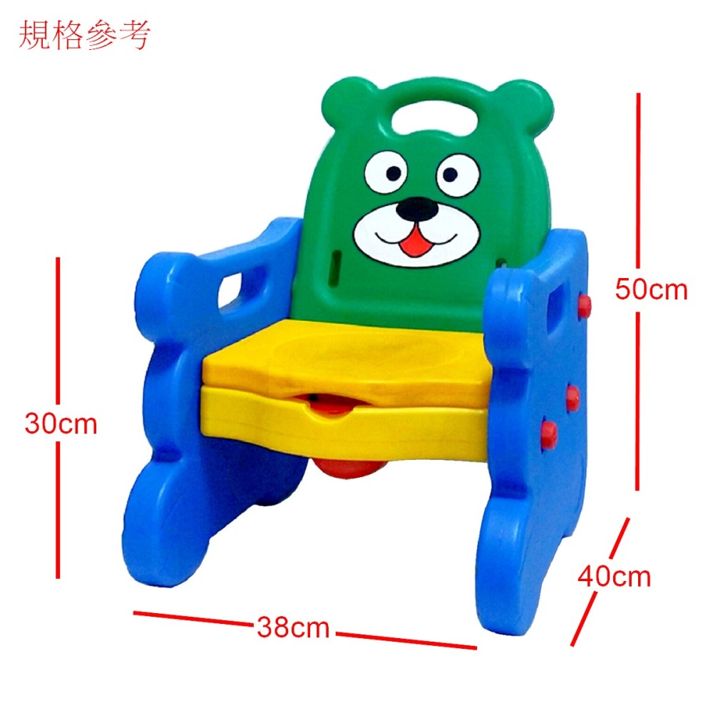 可愛小熊造型 幼兒多功能學習便器 BiBi椅 台製-細節圖3